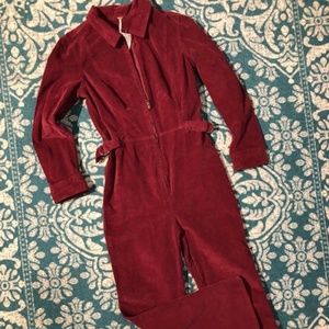 Free People Corduroy Jumpsuit
